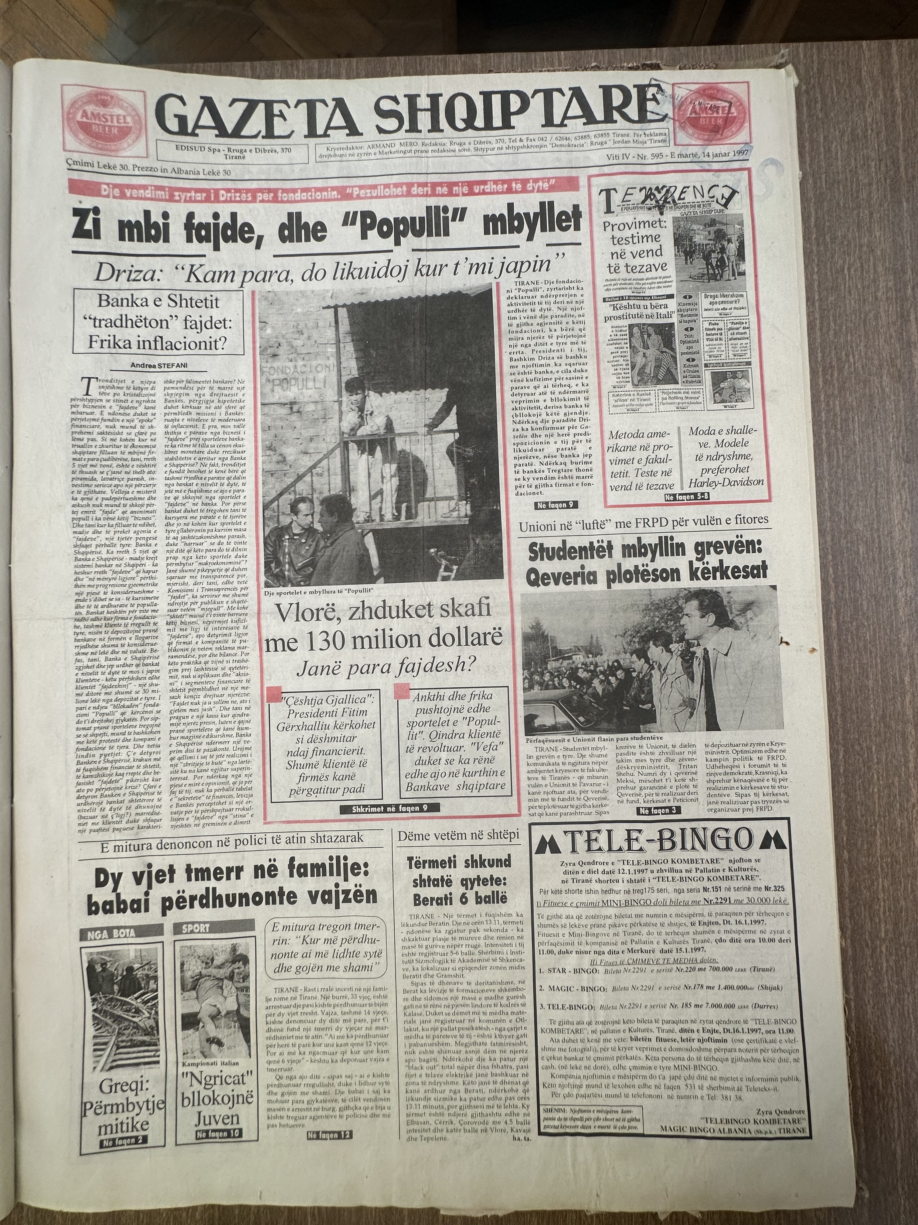 Gazeta Shqiptare 1997-01-14